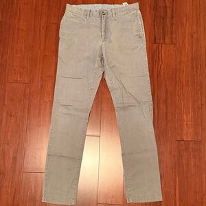 Men's Gray Chino Pants